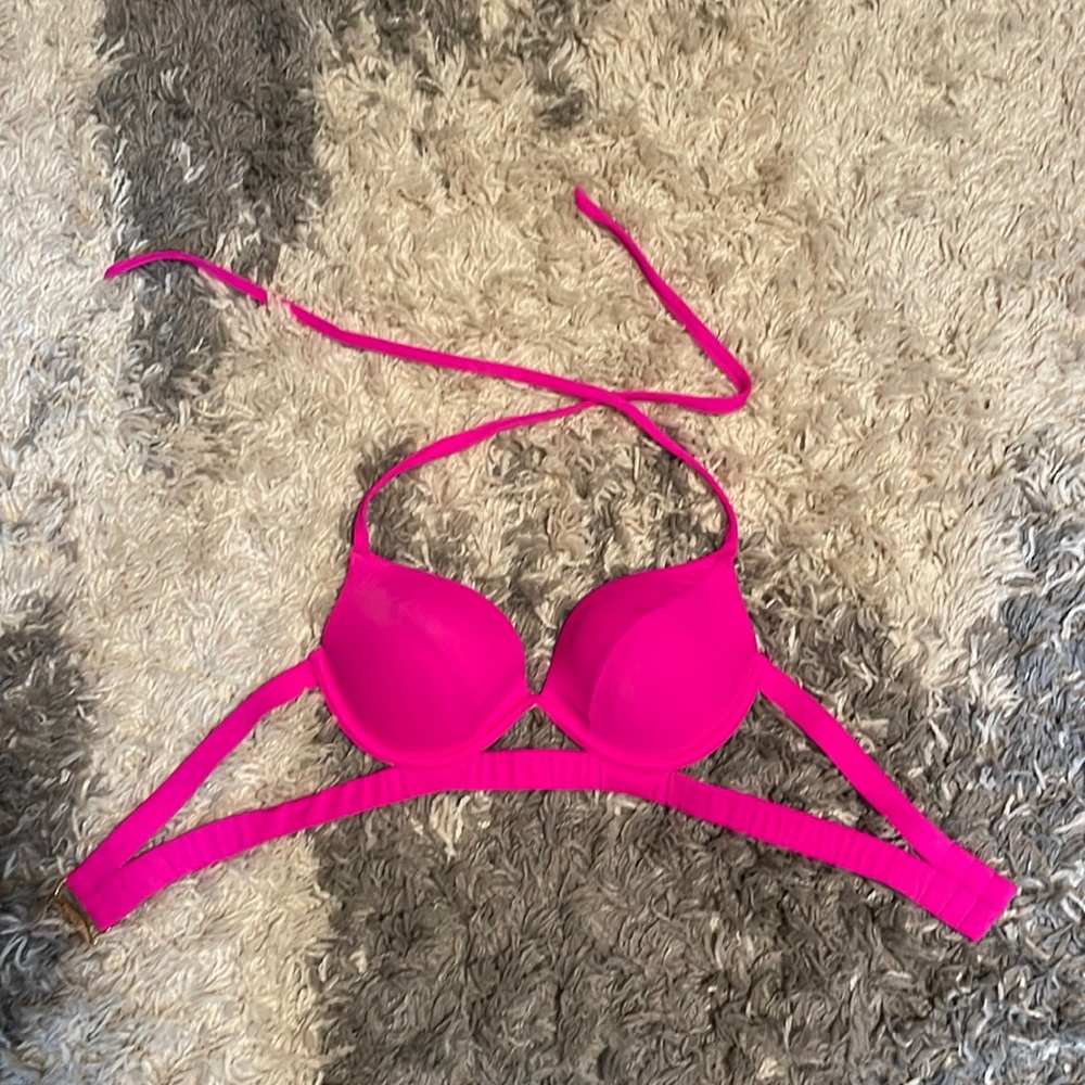 Victoria’s Secret hot pink swimsuit top